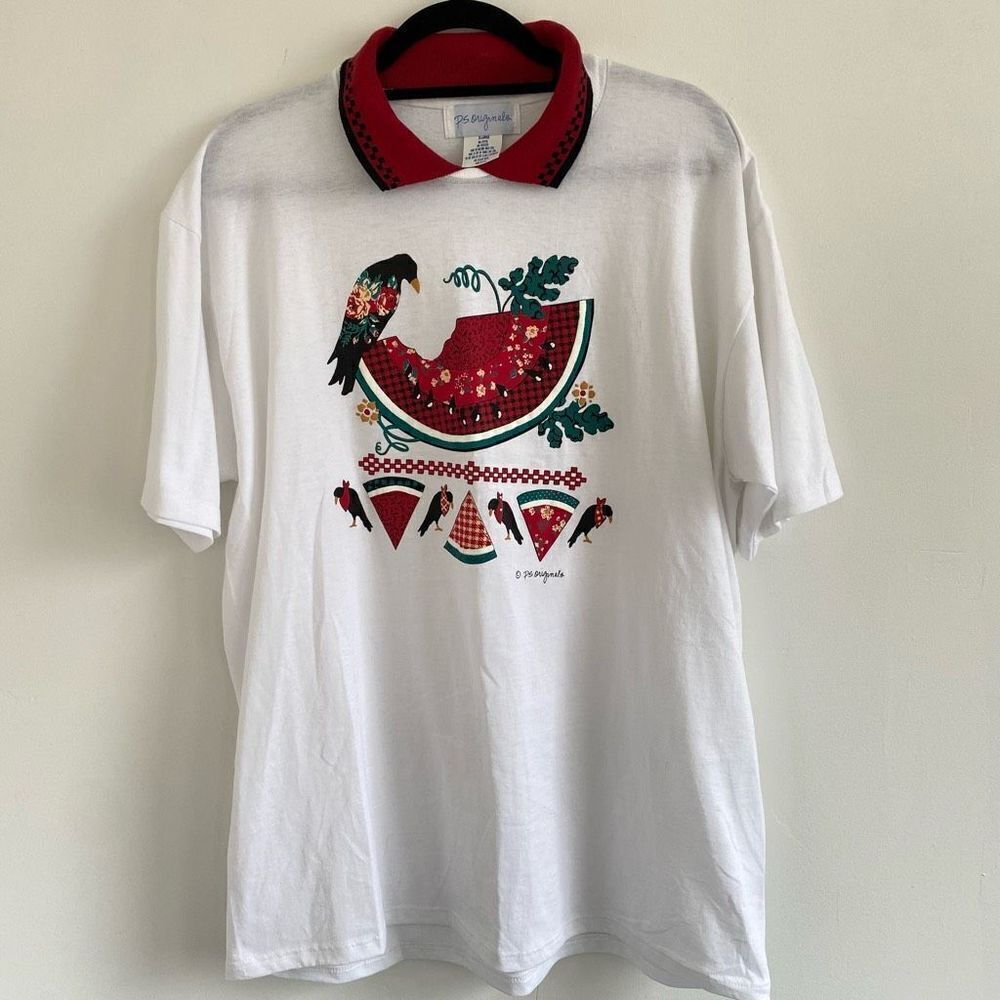 80’s Crows Eating Watermelon Vintage Graphic T-Shirt